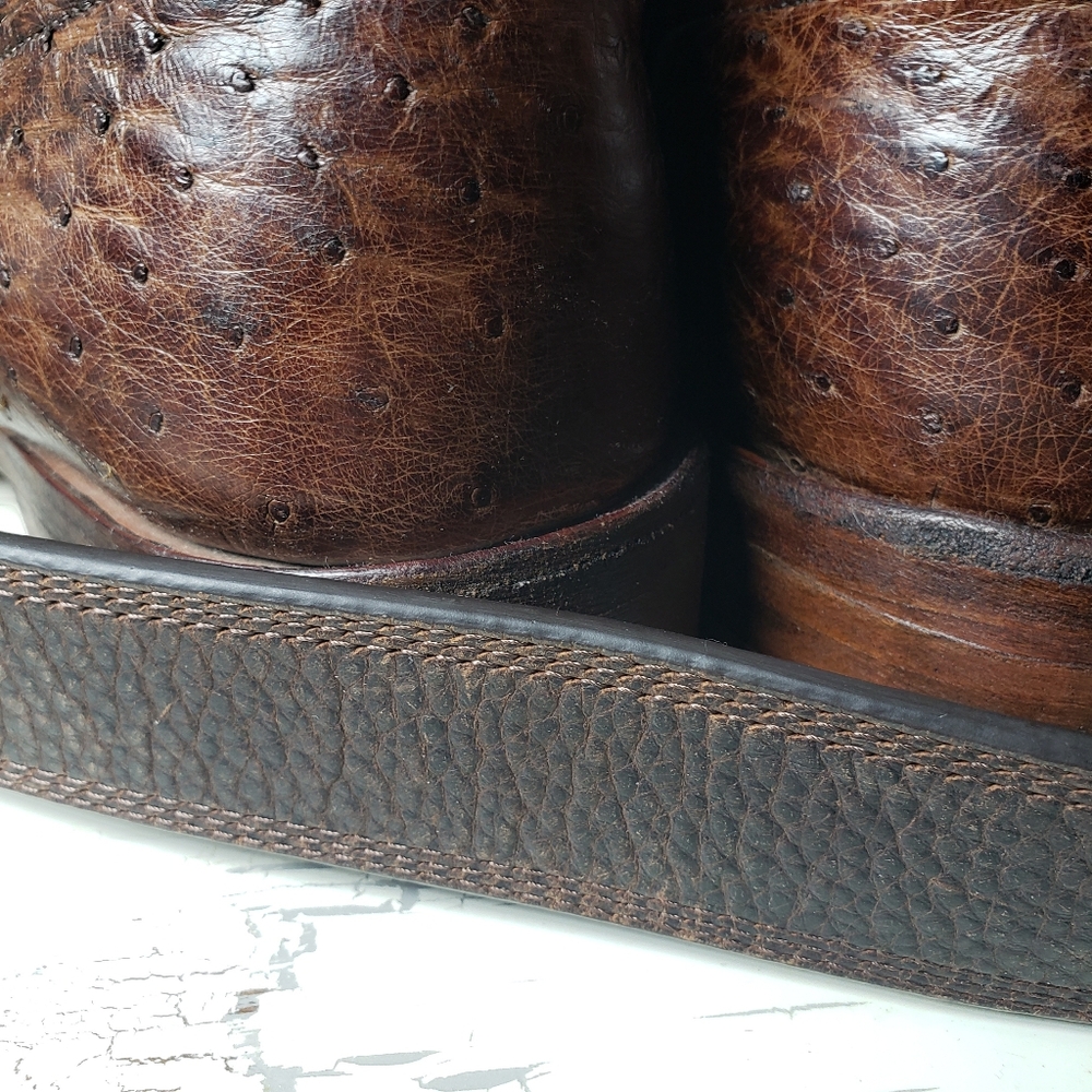 Ariat 'Rowdy' Triple Stitch Western Belt style A10004630-48 - Men's size 48 - Picture 12 of 12